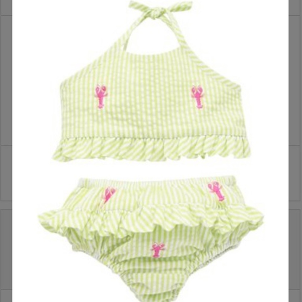 Seersucker bikini - 18 months